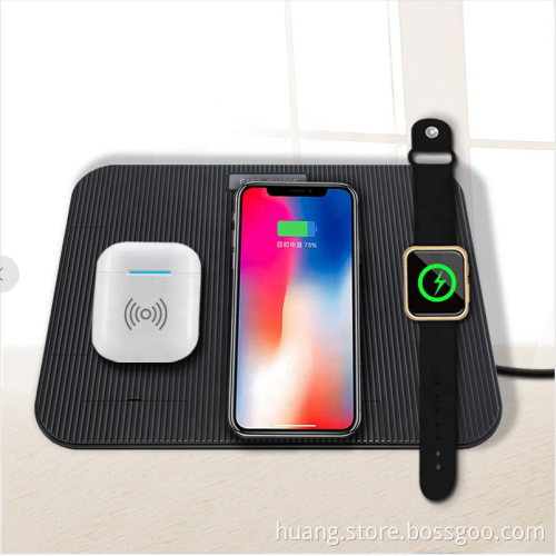 Wireless Charger Station for Phone/Watch/Airpods